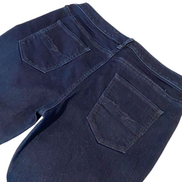 1417w Soho Jeans Curvy Crop Size 6 Dark Wash 5 Pocket New - Picture 2 of 9